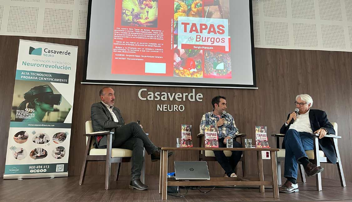 Presentación libro Tapas de Burgos de Sergio Marqués en Casaverde Valladolid