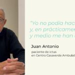 Juan Antonio, caso de ictus en Centro Casaverde Ambulatorio de Murcia